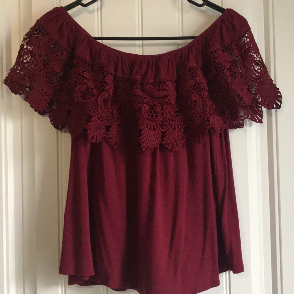 Charlotte Russe off the shoulder top